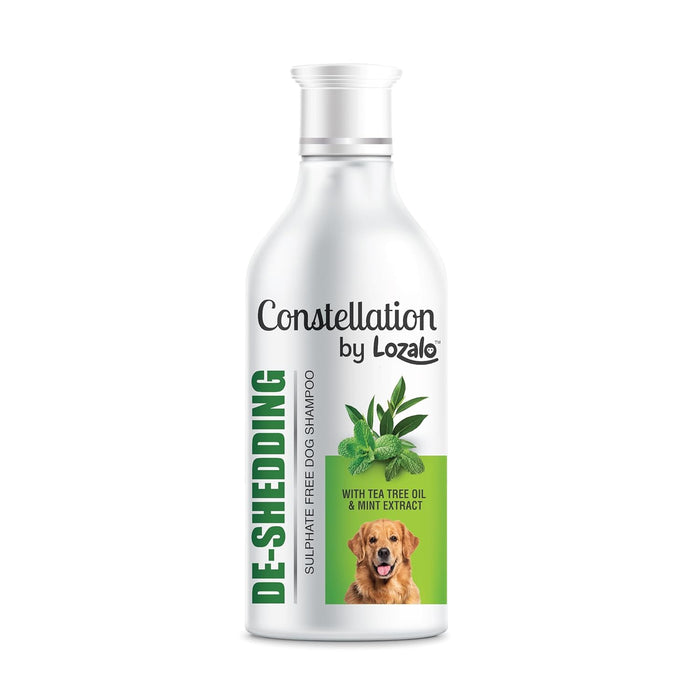 Lozalo Constellation De-Shedding Tea Tree Oil and Mint Shampoo for Dogs
