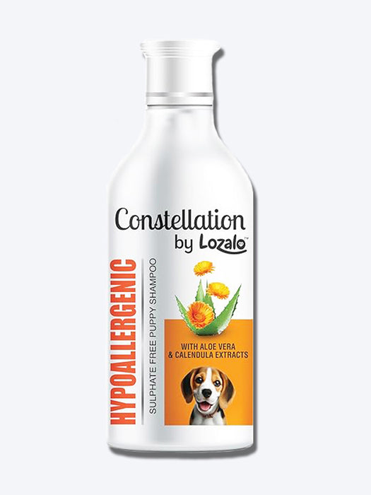 Lozalo Constellation Hypoallergenic No Tears Aloe vera and Calendula Puppy Shampoo
