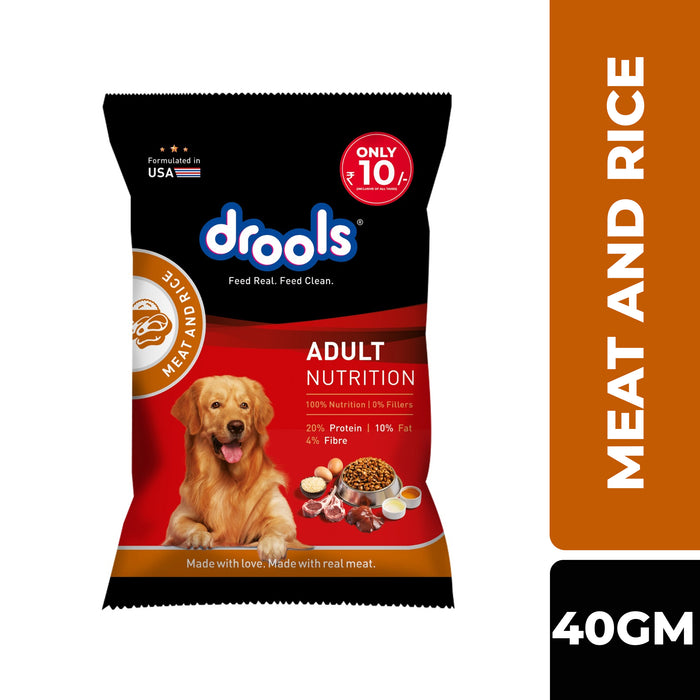 Drools Adult Dry Dog Food Meat and Rice for Dog
