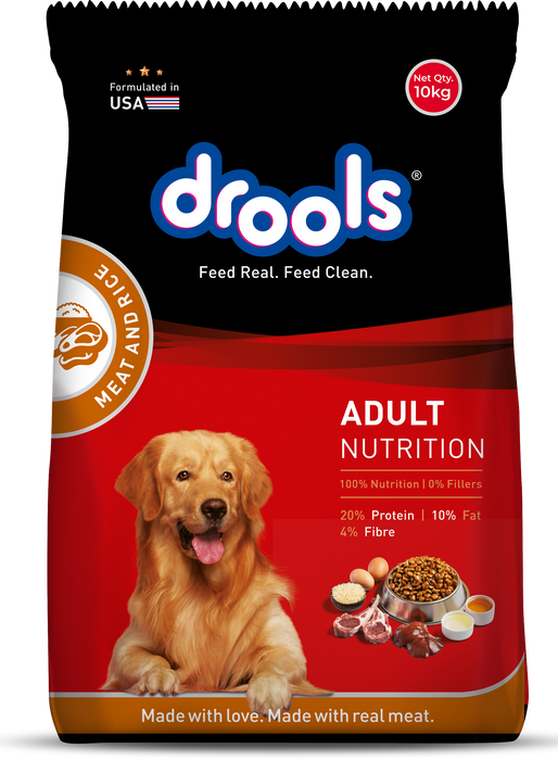 Drools Adult Dry Dog Food Meat and Rice for Dog