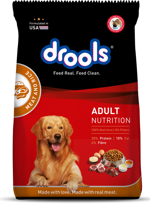 Drools Adult Nutrition Meat and Rice Food for Dog