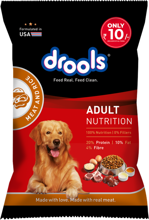 Drools Adult Dry Dog Food Meat and Rice for Dog