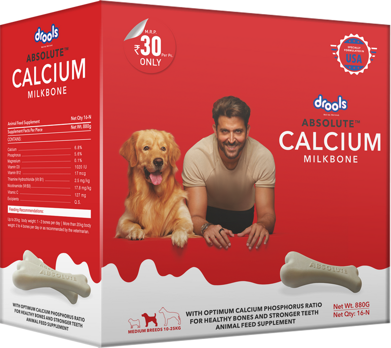 Drools Absolute Calcium Milk Bone for Dogs