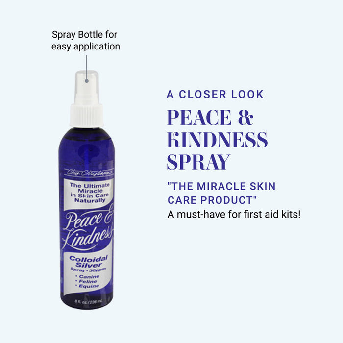 Chris Christensen Peace and Kindness Colloidal Silver Spray for Dogs and Cats