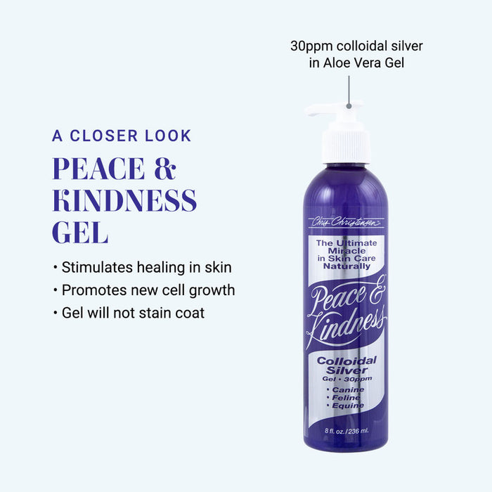 Chris Christensen Peace and Kindness Colloidal Silver Gel for Dogs and Cats