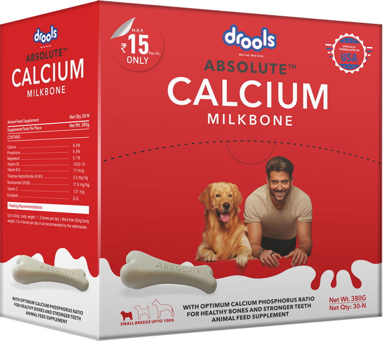 Drools Absolute Calcium Milk Bone for Dogs