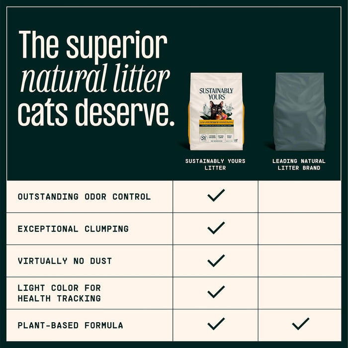 Sustainably Yours Natural Large Grain Cat Litter