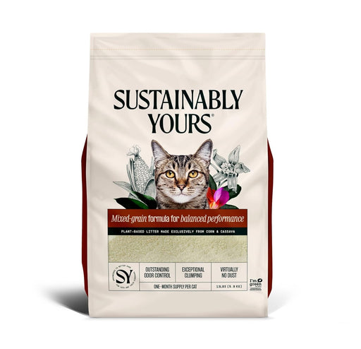 Sustainably Yours Mixed Grain Natural Cat Litter