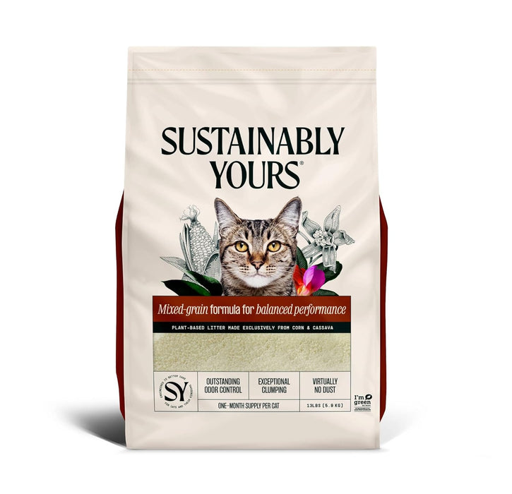 Sustainably Yours Mixed Grain Natural Cat Litter