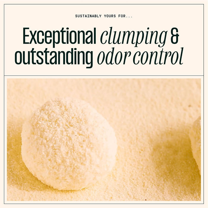 Sustainably Yours Small Grain Natural Cat Litter Packaging