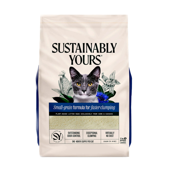 Sustainably Yours Small Grain Natural Cat Litter