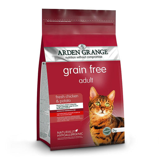 Arden Grange Grain Free Chicken and Potato Hypoallergenic Cat Food - Ofypets