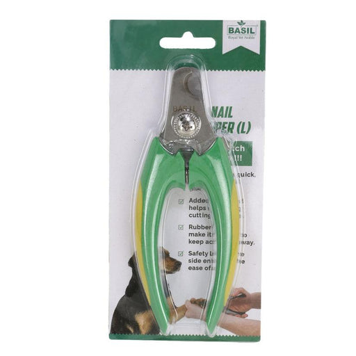 Basil Stainless Steel Large Nail Cutter for Grooming Cats and Dogs - Ofypets