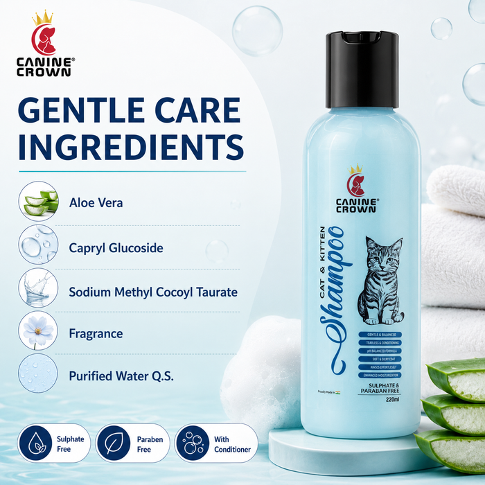 Canine Crown Cat &Kitten Shampoo - Ofypets