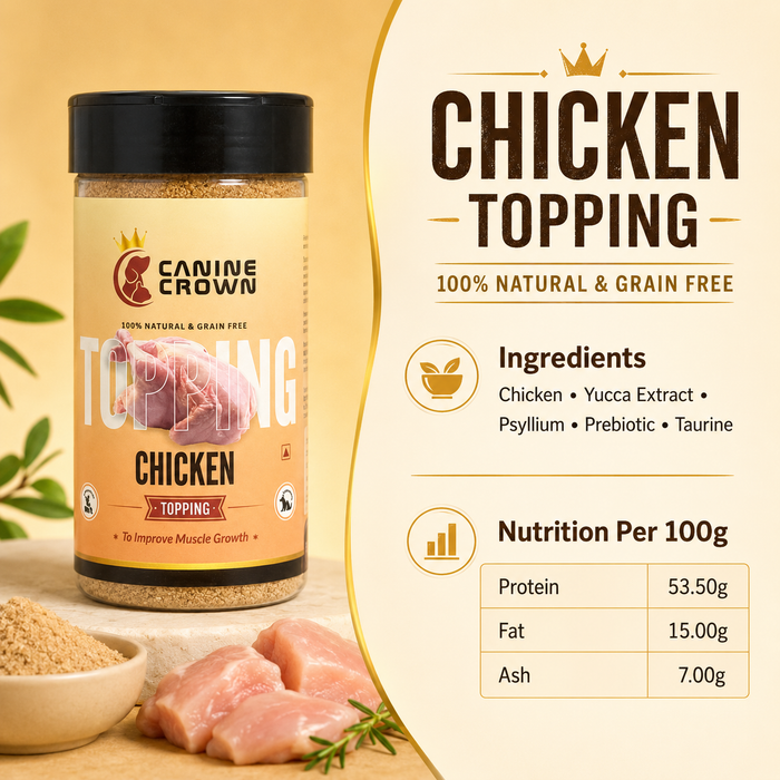 Canine Crown Chicken Topping Powder - Ofypets