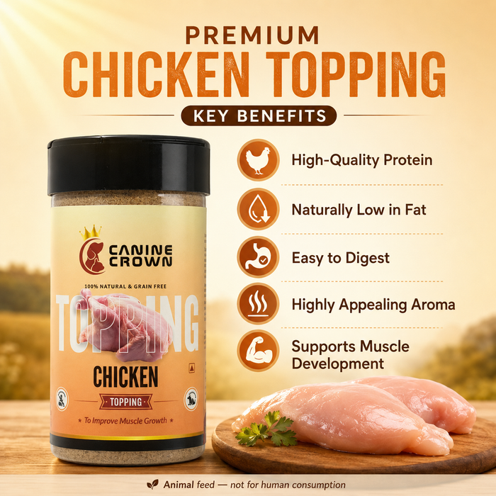 Canine Crown Chicken Topping Powder - Ofypets
