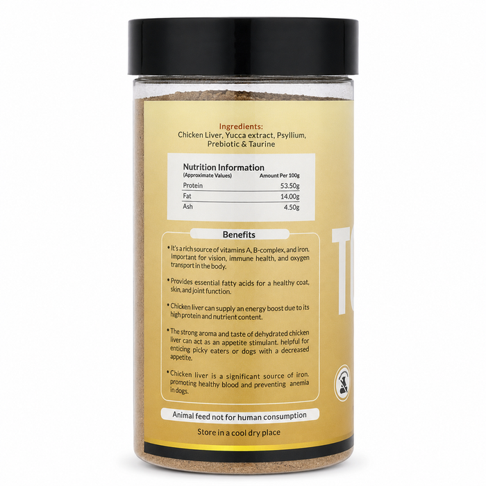 Canine Crown Chicken Liver Topping Powder