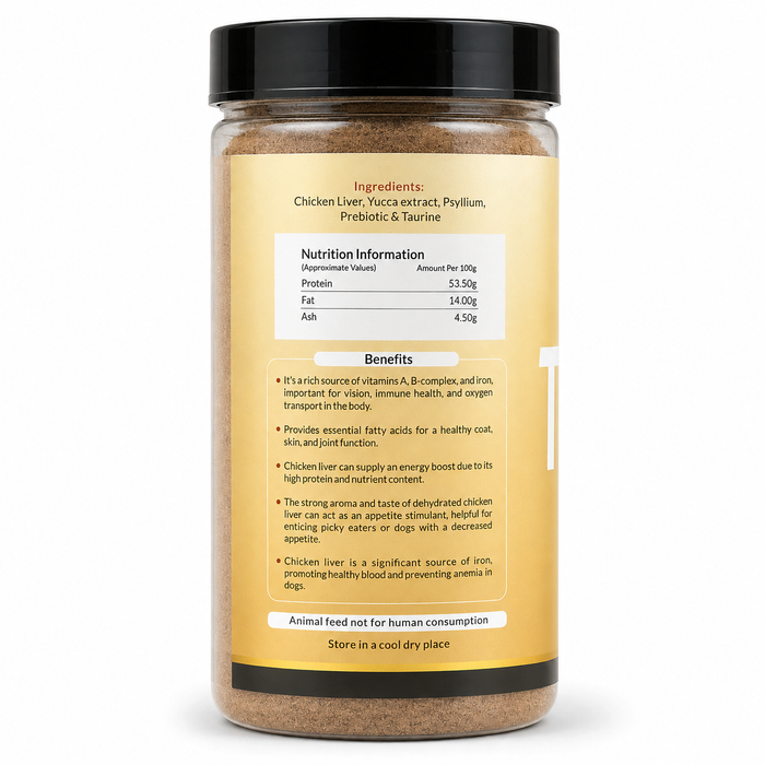 Canine Crown Chicken Liver Topping Powder