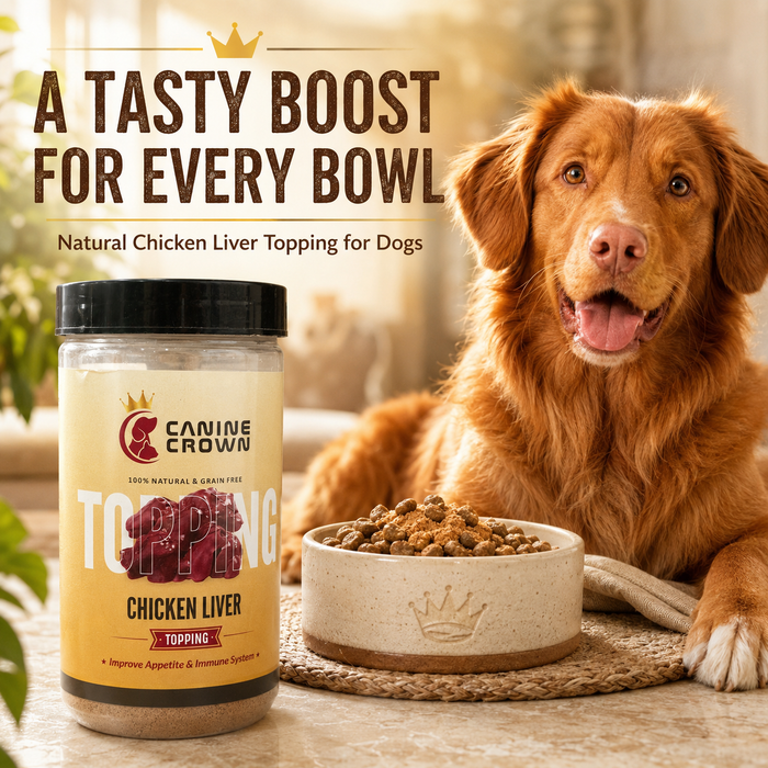 Canine Crown Chicken Liver Topping Powder