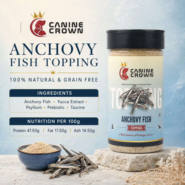 Canine Crown Anchovy Fish Powder - Ofypets