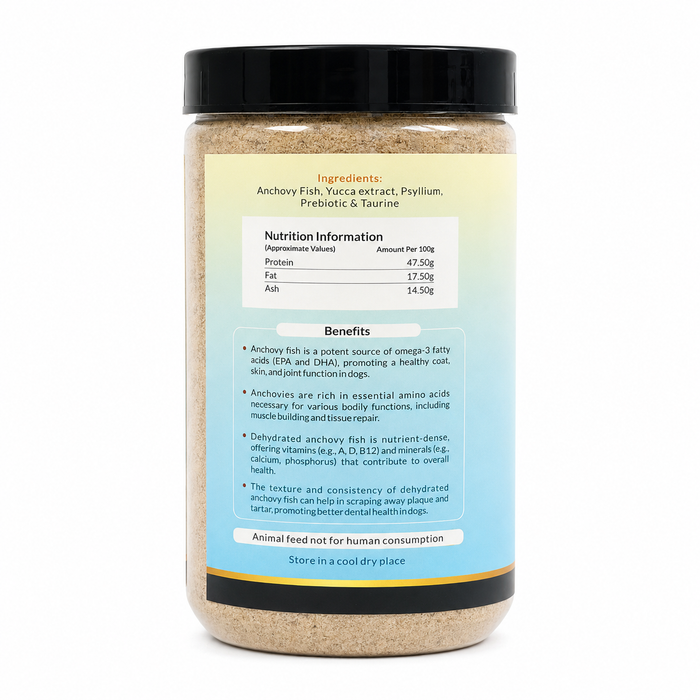 Canine Crown Anchovy Fish Powder - Ofypets