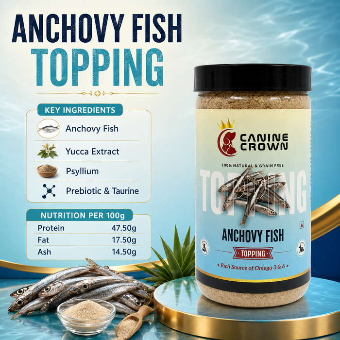 Canine Crown Anchovy Fish Powder - Ofypets