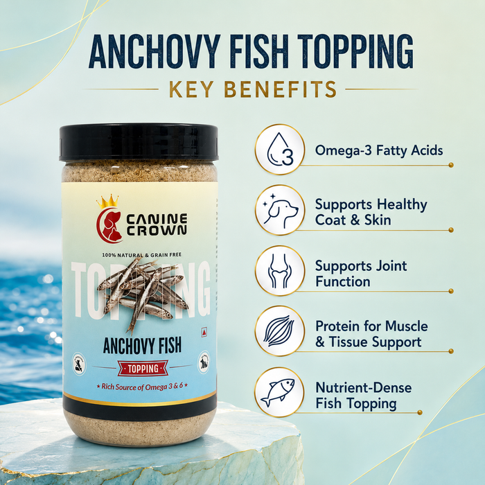 Canine Crown Anchovy Fish Powder - Ofypets