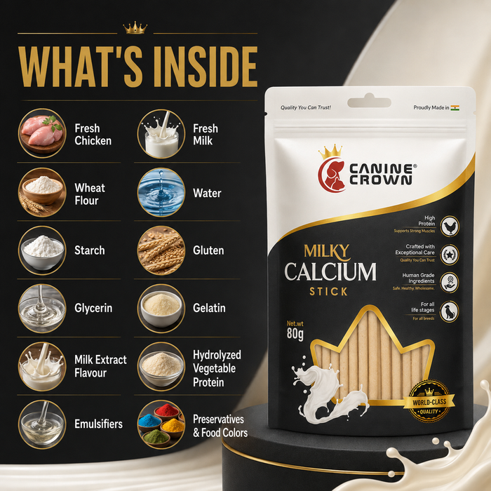 Canine Crown Milky Calcium Stick - Ofypets