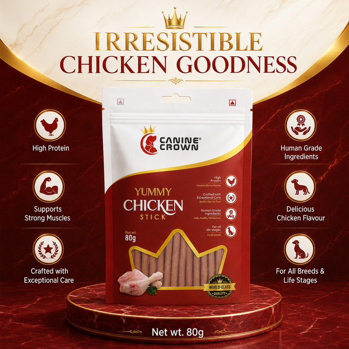 Canine Crown Yummy Chicken Stick - Ofypets