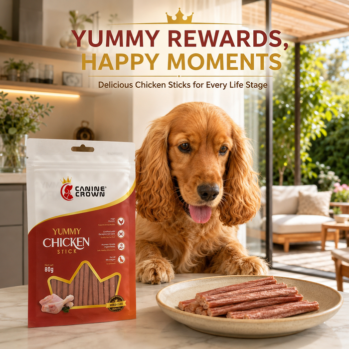 Canine Crown Yummy Chicken Stick - Ofypets