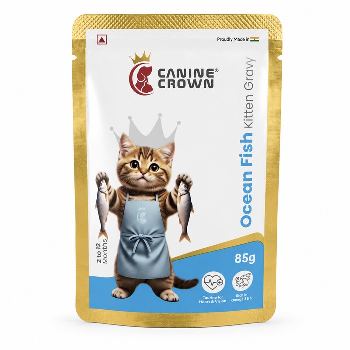 Canine Crown Ocean Fish Kitten Gravy - Ofypets