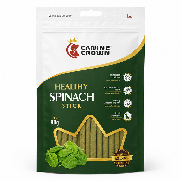 Canine Crown Healthy Spinach Sticks - Ofypets