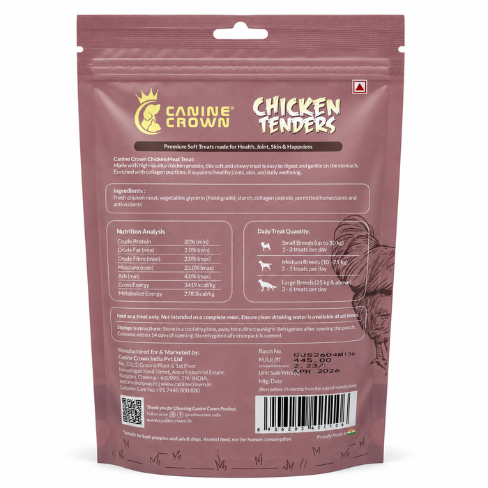 Canine Crown Soft Chicken Tenders - Ofypets