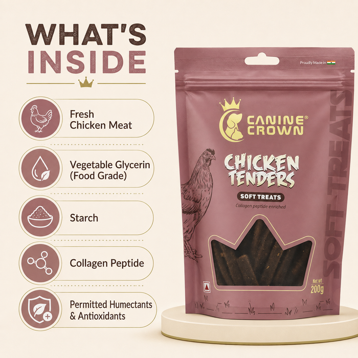 Canine Crown Soft Chicken Tenders - Ofypets