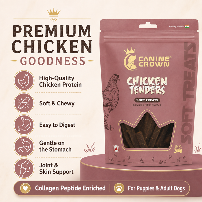 Canine Crown Soft Chicken Tenders - Ofypets