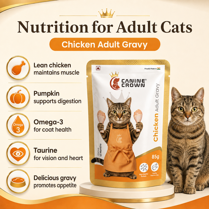 Canine Crown chicken Adult Gravy - Ofypets