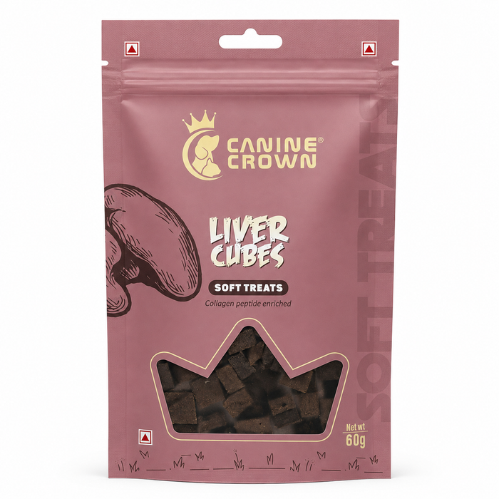 Canine Crown Soft Liver Cubes - Ofypets