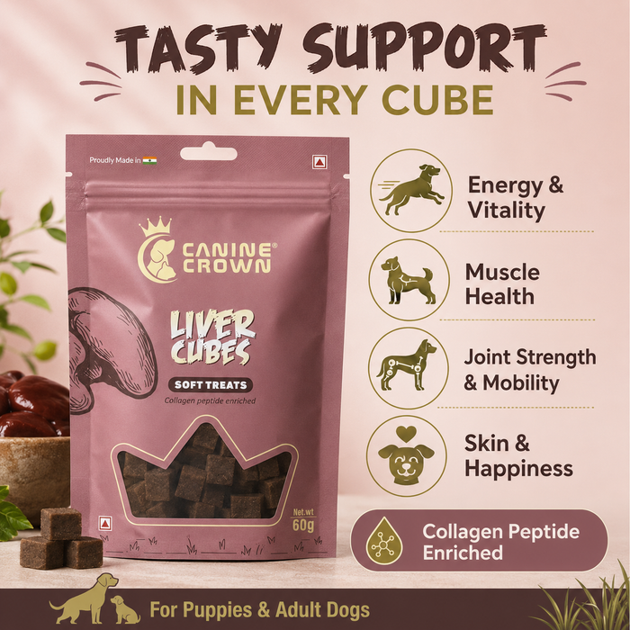 Canine Crown Soft Liver Cubes - Ofypets