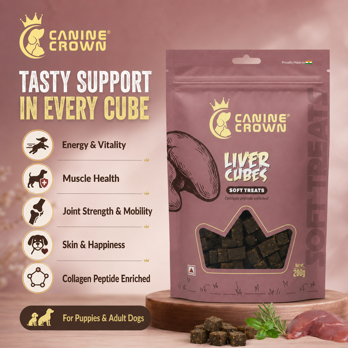 Canine Crown Soft Liver Cubes - Ofypets