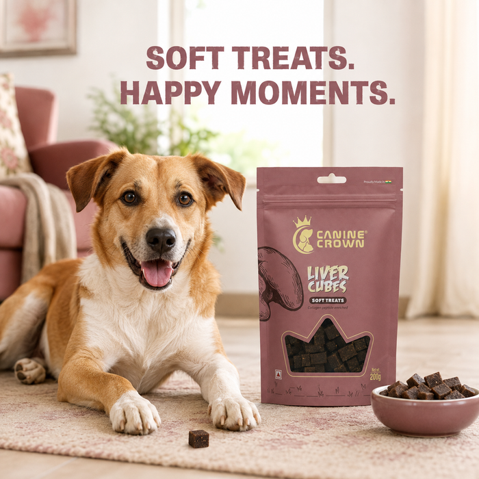 Canine Crown Soft Liver Cubes - Ofypets
