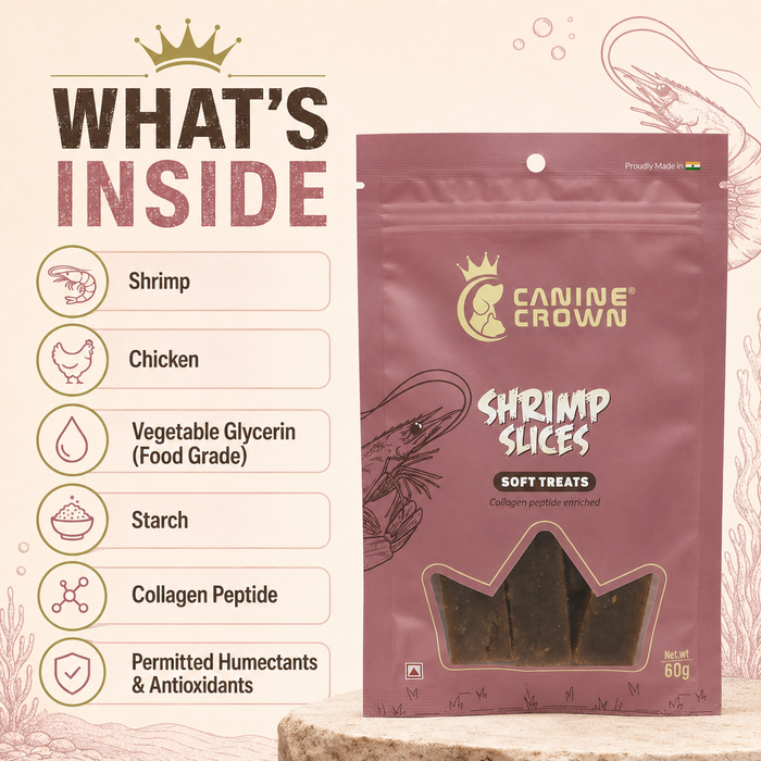 Canine Crown Soft Shrimp Slice - Ofypets