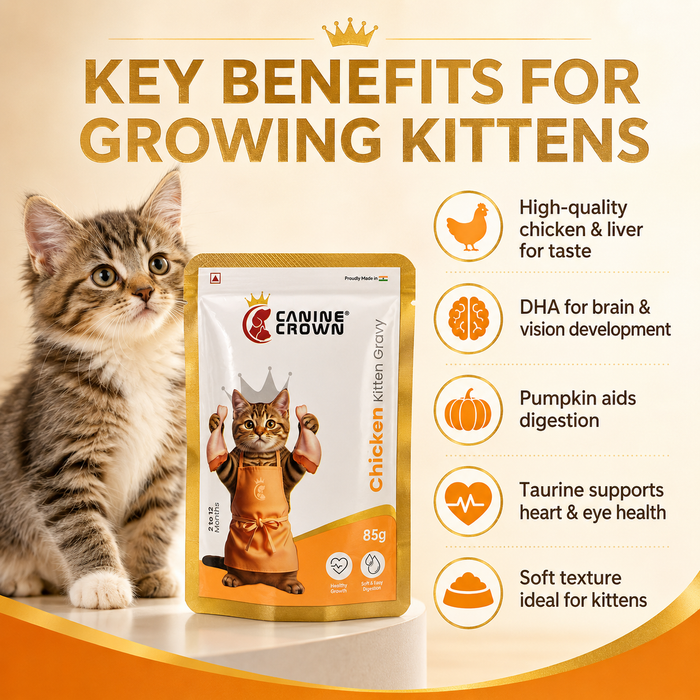 Canine Crown chicken kitten Gravy - Ofypets