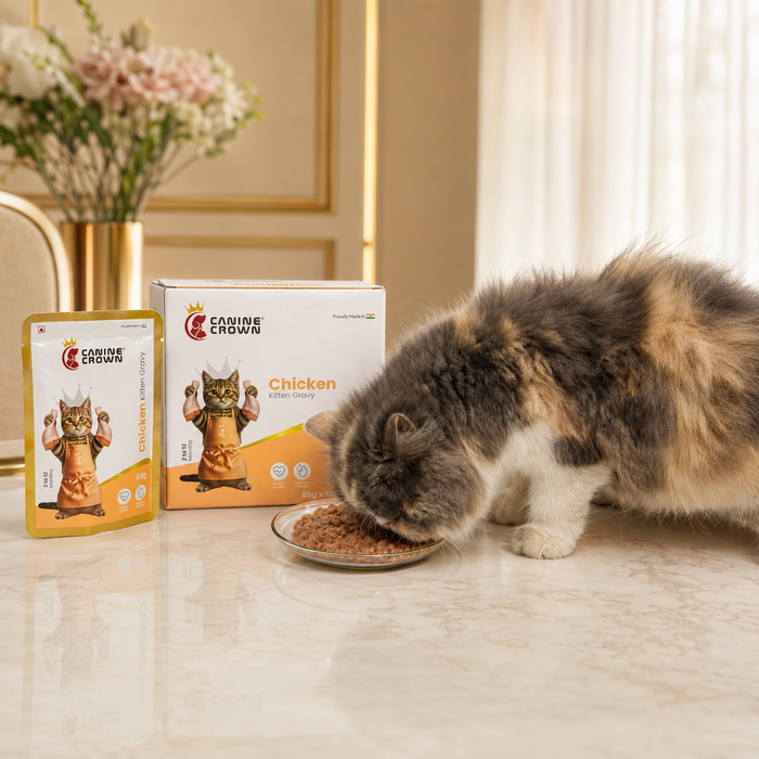Canine Crown chicken kitten Gravy - Ofypets