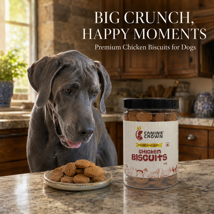 Canine Crown Premium Chicken Biscuits - Ofypets