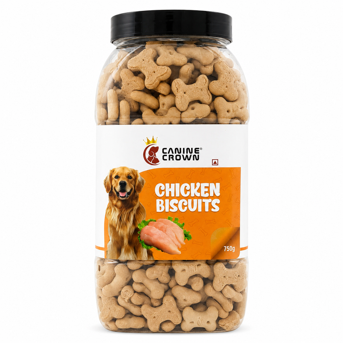 Canine Crown Chicken Biscuits - Ofypets