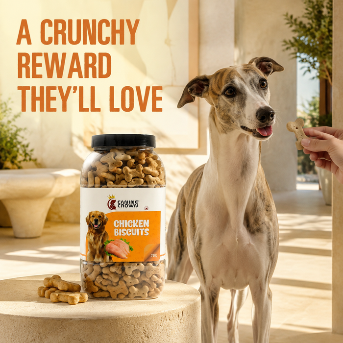 Canine Crown Chicken Biscuits - Ofypets