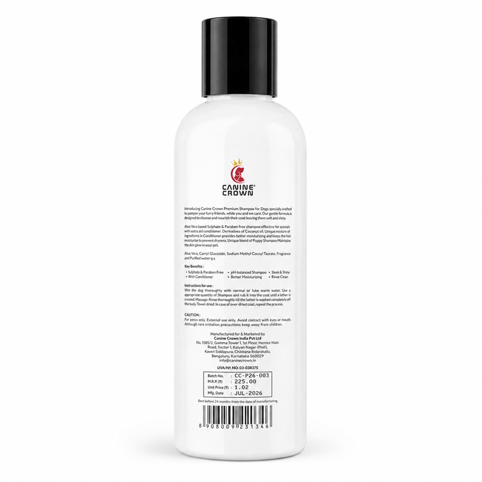 Canine Crown Puppy Shampoo - Ofypets