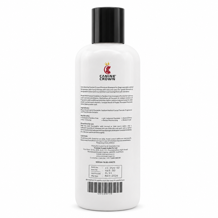 Canine Crown Puppy Shampoo - Ofypets