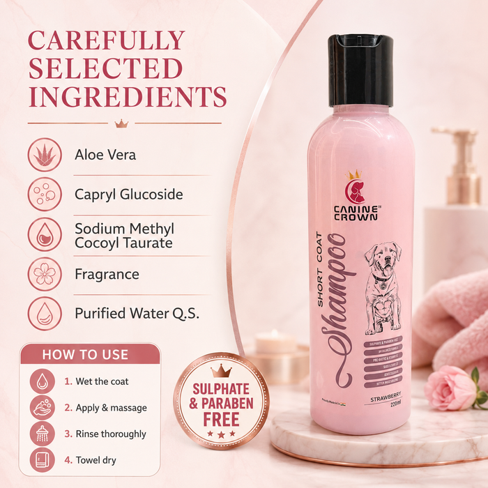 Canine Crown Short Coat Shampoo - Ofypets