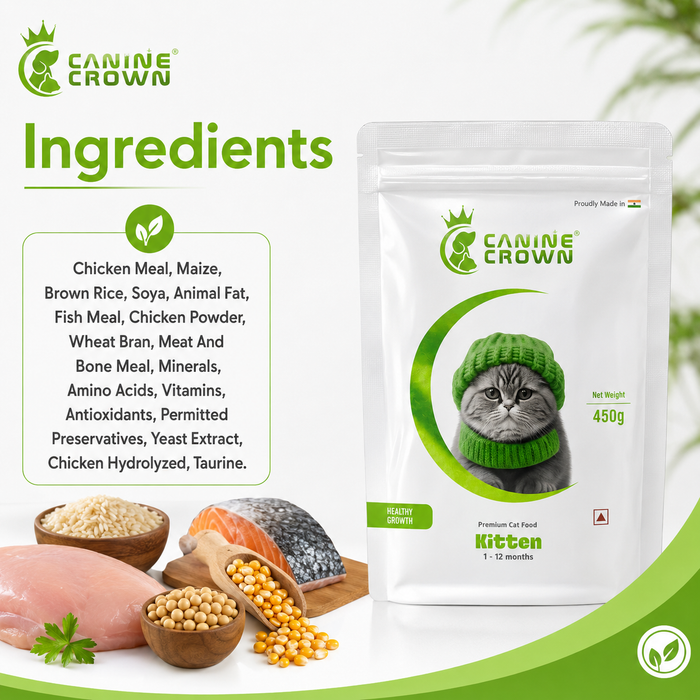 Canine Crown Premium Kitten Food - Ofypets